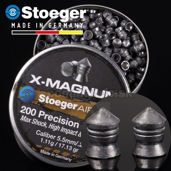 Diabolo Stoeger X-MAGNUM 5,5mm (.22) Precision pellets