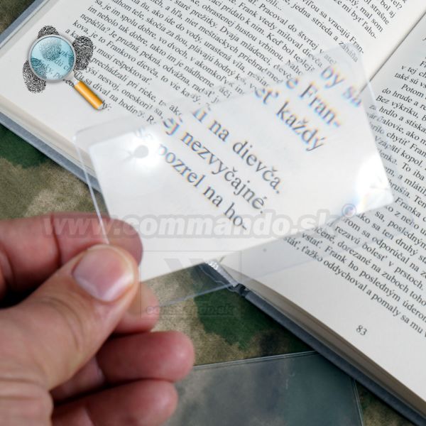 Kartová Lupa Flexi do peňaženky 8554 Pocket Magnifier