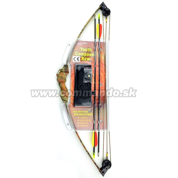Kladkový Luk Bow Camo 3D 83 cm 10 Lbs Set