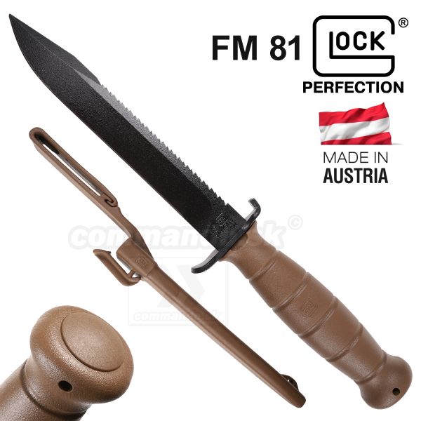 Bojový nôž Dýka Glock Model FM 81 FDE Tactical Knife 39179
