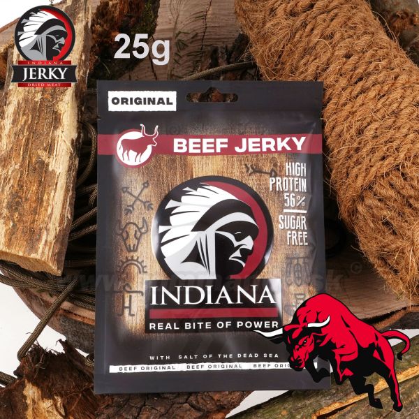 Indiana Jerky Beef Original 25g sušené mäso