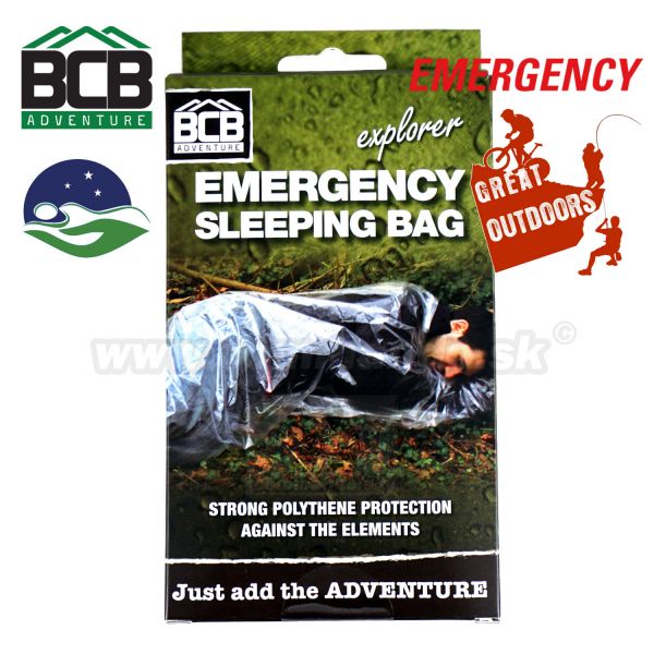 BCB Núdzová prikrývka na spanie SLEEPING BAG CL520