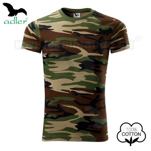 Unisex tričko Camouflage Brown