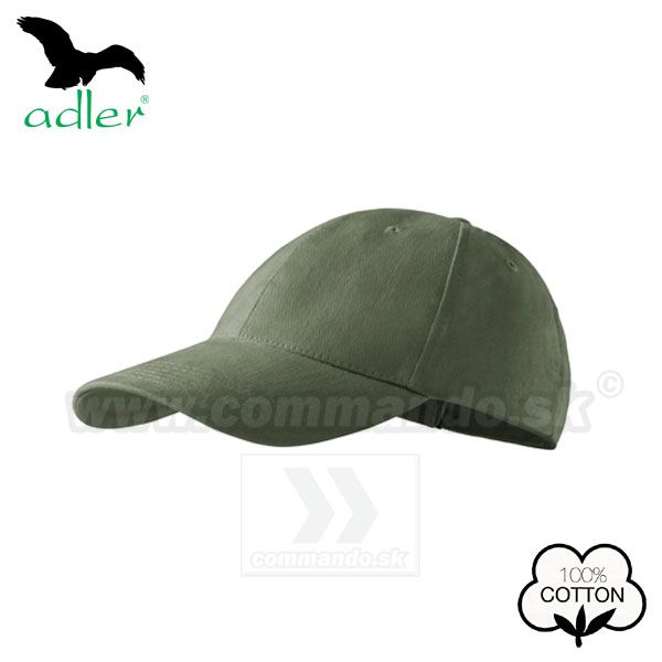 Šiltovka unisex typu Baseball zelená