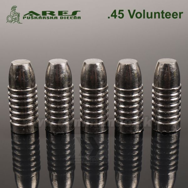 ARES .45 Volunteer olovené závažie .451/11,46 mm 10ks 45/450