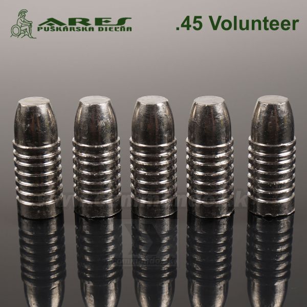 ARES .45 Volunteer olovené závažie .451/11,46 mm 10ks 45/450