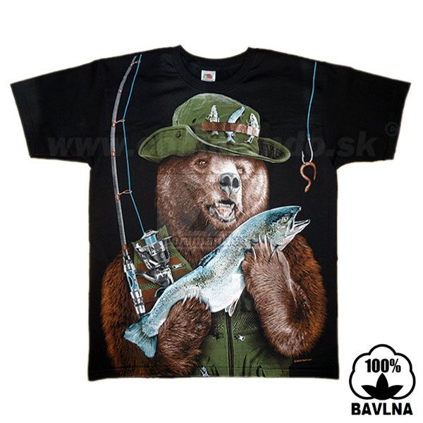 Tričko s potlačou  Bear&Fish