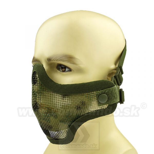 Maska Ultimate Tactical Stalker AOR2 s kovovou mriežkou