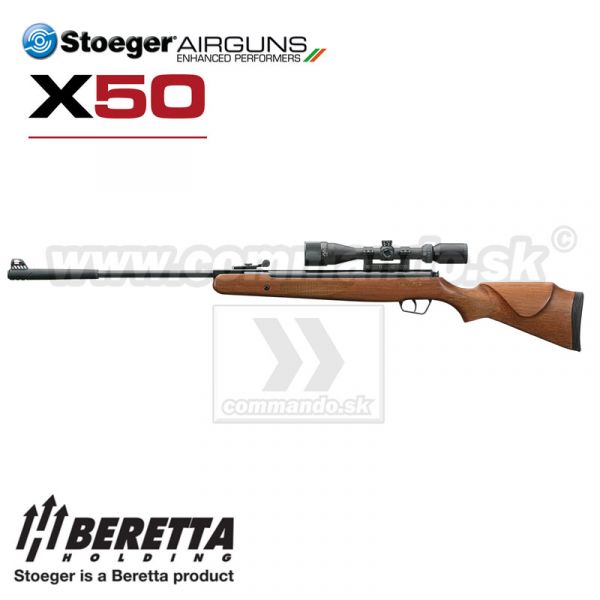 Vzduchovka Airgun STOEGER X50 Combo drevo 4,5mm