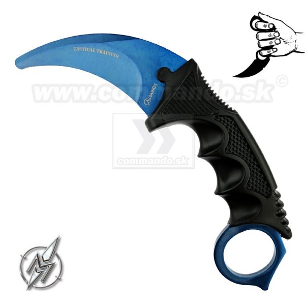 Karambit tréningový 32285 s tupou čepeľou