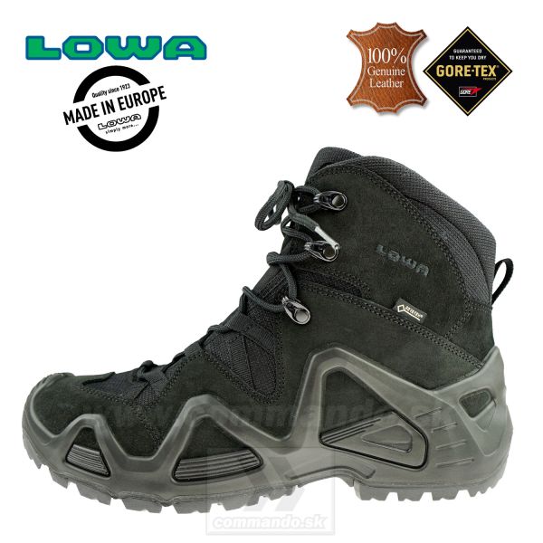 Taktická obuv LOWA ZEPHYR GTX® Mid TF Black