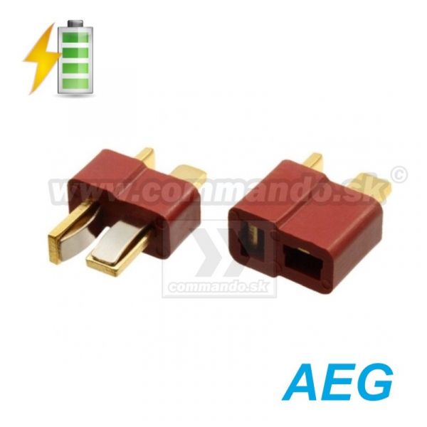 Dean T konektor pre AEG a LiPo batérie-pár