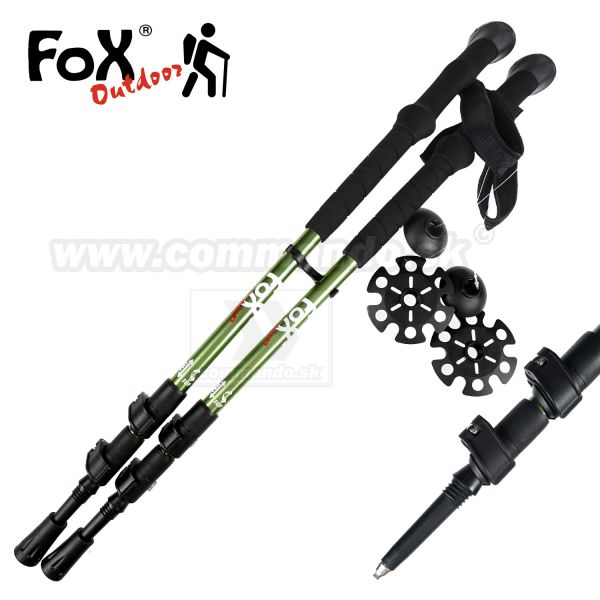 Turistické  trekingové palice pre Nordic Walk Fox Outdoor