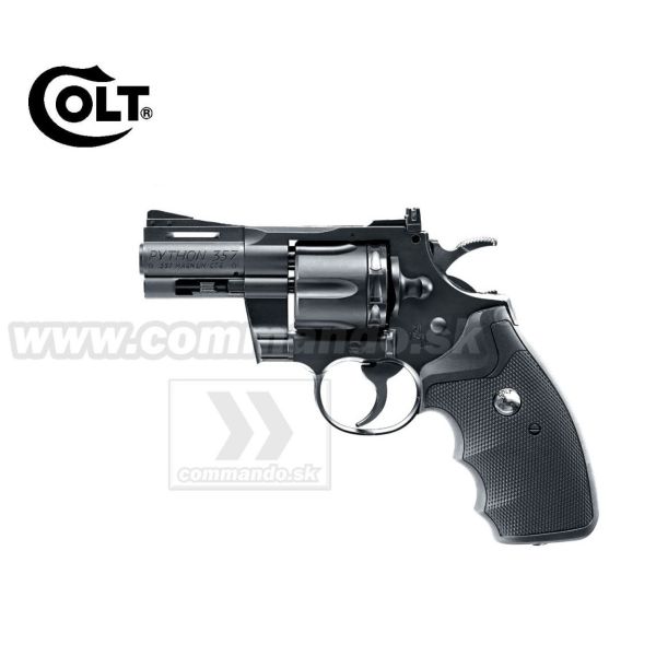 Vzduchový revolver Colt Python .357 2,5" čierny CO2 4,5mm Airgun Revolver