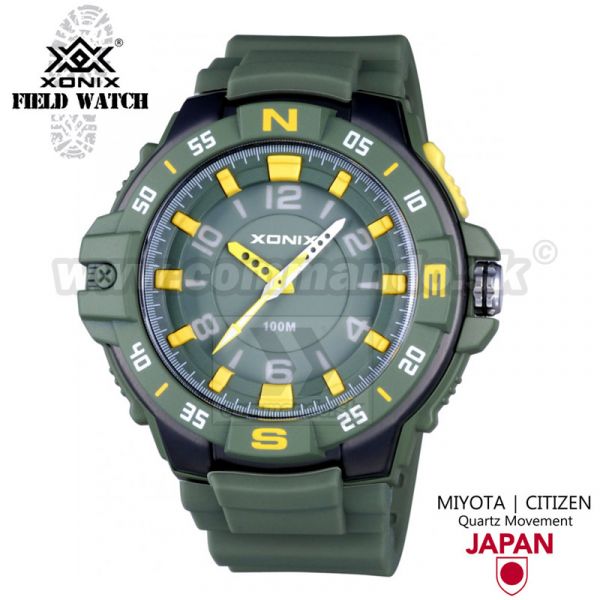 Náramkové hodinky  XONIX UL 004 Olive Tactical