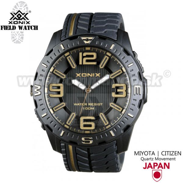Športové náramkové hodinky  XONIX Race UZ 005 Black