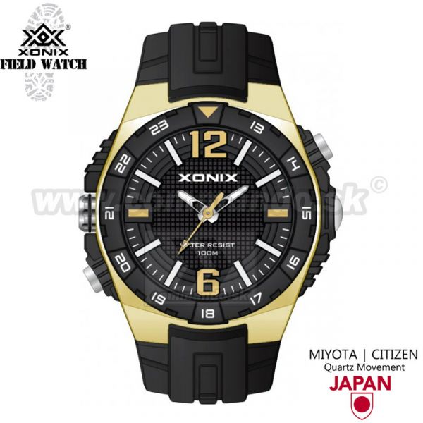 Športové náramkové hodinky  XONIX XJ 005 Gold