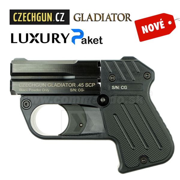 Perkusná pištoľ Czechgun GLADIATOR .45 SCP C2 Luxury Paket