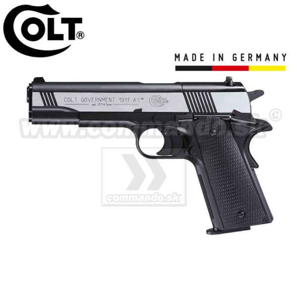 Vzduchová pištoľ COLT Government 1911 A1, CO2, DarkOps 4,5mm, airgun pistol