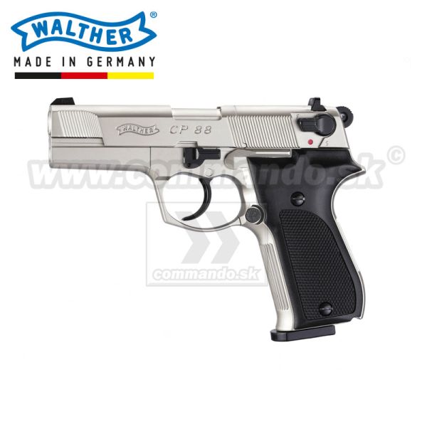 Vzduchová pištoľ Walther CP88 nickel, 4,5mm CO2, Airgun Pistol