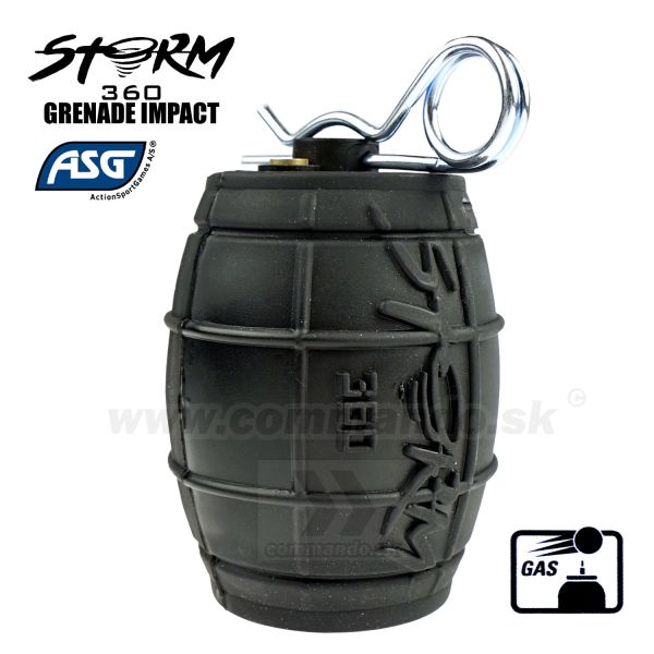 ASG STORM 360 airsoft granat Black Impact grenade 19081