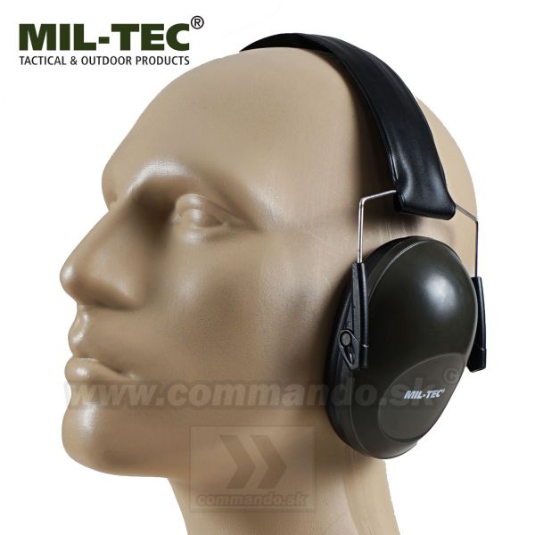 Ochrana sluchu PROTECTIVE sluchátka MIL-TEC® Oliv