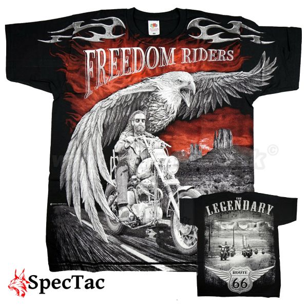 Tričko Motorcycle Legendary Freedom Riders T-Shirt
