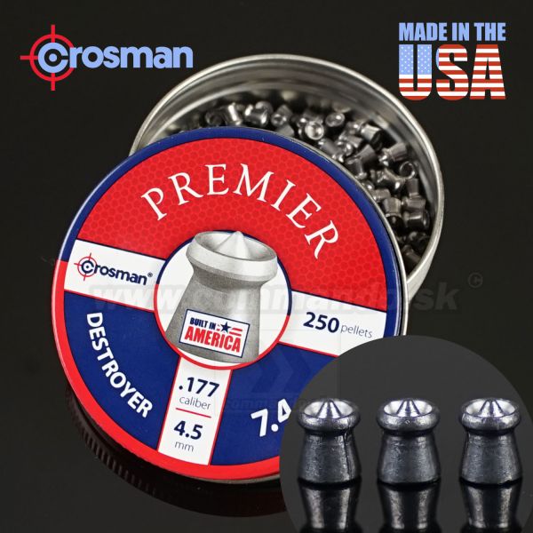 Diabolo Crosman 4,5mm Destroyer Premier 250ks DS177