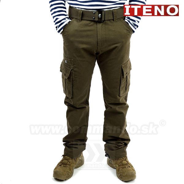 ITENO kapsáčové nohavice Tactical Light Brown