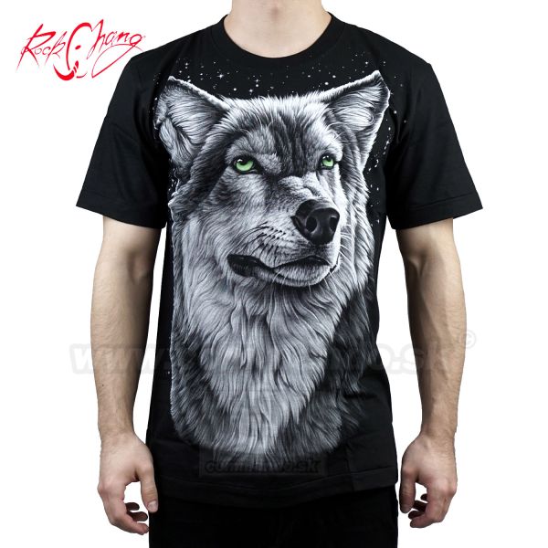 Tričko Strong Wolf Rock Chang 4464 T-Shirt