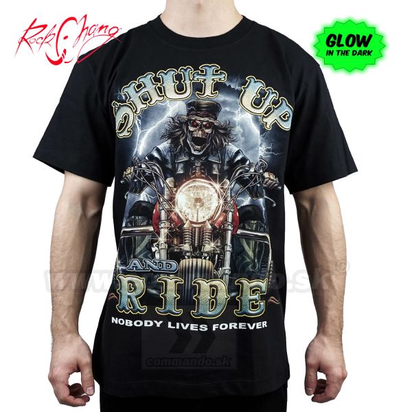 Tričko Shut Up Ride Rider Rock Chang GR413 T-Shirt
