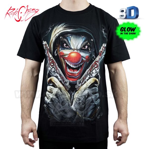 Tričko 3D Funny Killer Rock Chang 3D121 T-Shirt