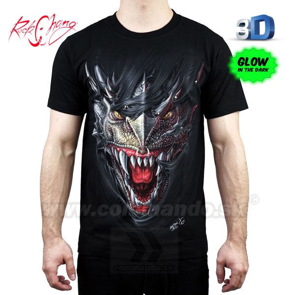 Tričko 3D King Dragon Rock Chang 3D115 T-Shirt