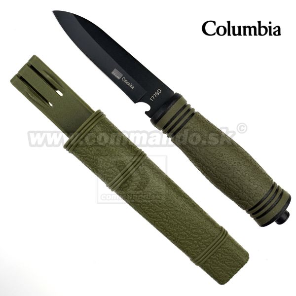 Columbia Castor OLV nôž 1778D s púzdrom USA Saber