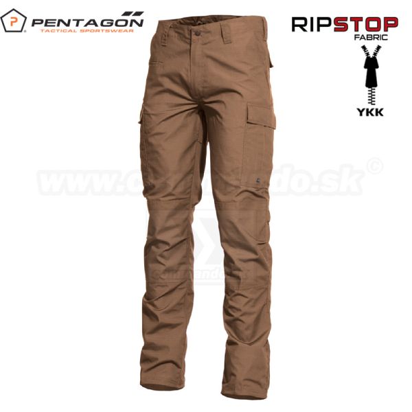 Pentagon BDU RipStop 2.0 taktické nohavice Coyote