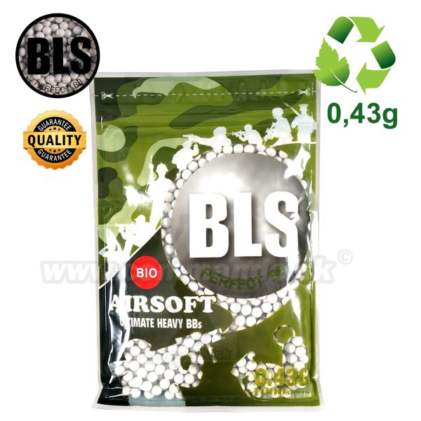 BLS BIO Ultimate Heavy BBs 0.43g 1000ks biele