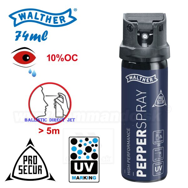 Obranný sprej Walther Prosecur Pepper Spray 74 ml, direct