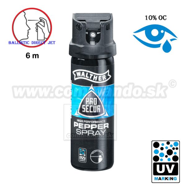 Obranný sprej Walther Prosecur Pepper Spray 74 ml, direct