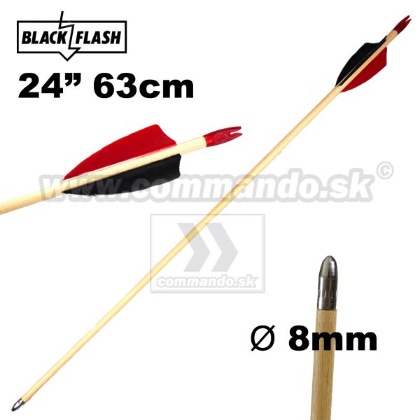 Šíp FINJO drevený 24" pre luk, Wood arrow