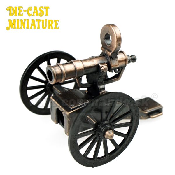 Mini Gatling kovový No.9305 Die-Cast Miniature