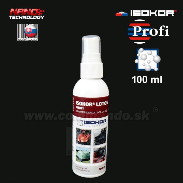 Isokor Lotos Nano PROFI Impregnácia textilu 100ml