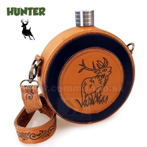 Likérka fľaša Hunter Deer 42oz 1,242 Litra Hip Flask