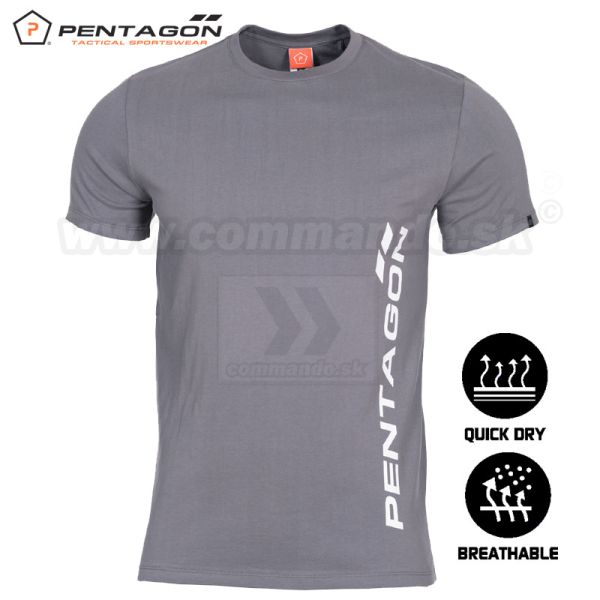 Pentagon Tričko VERTICAL Gray