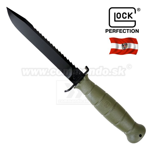 Bojový nôž Dýka Glock Model FM 81 OLIVE Tactical Knife 12029