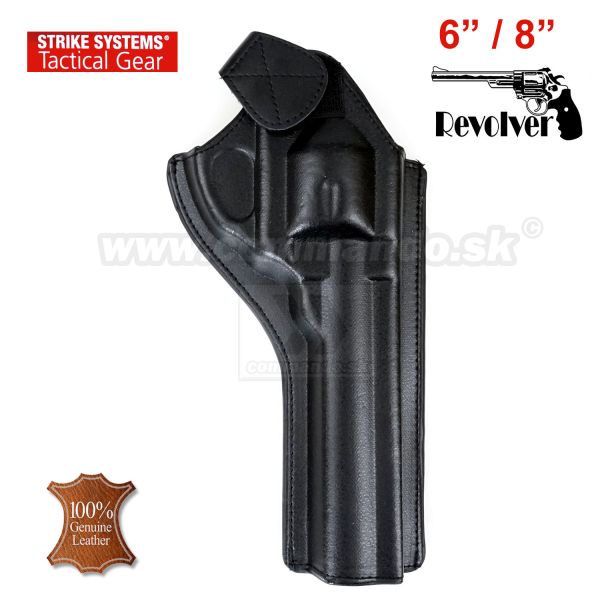 Strike Systems Revolver 6"/8" Holster Kožené Opaskové púzdro