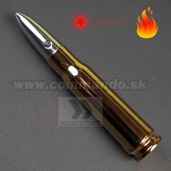 Plynový zapaľovač s Laserom Bullet Mosin Lighter WoMin