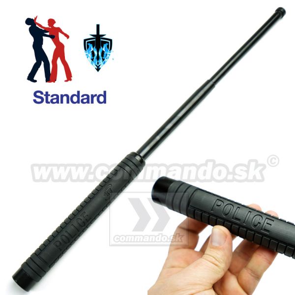 Teleskopický obušok Police Black Handle