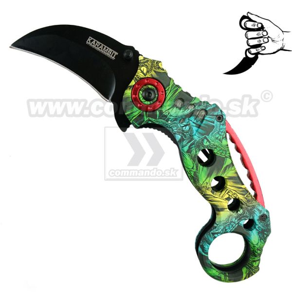 Karambit Chameleon zatvárací nôž s clipom