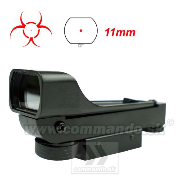 Kolimátor Perfect Red Dot 11mm Dot Sight Zombie Hunter