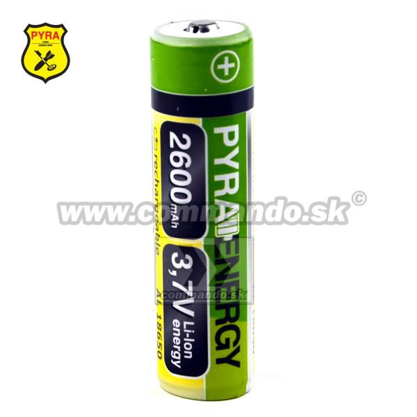 Nabíjateľná Batéria Pyra AL18650 2600 mAh 3,7V